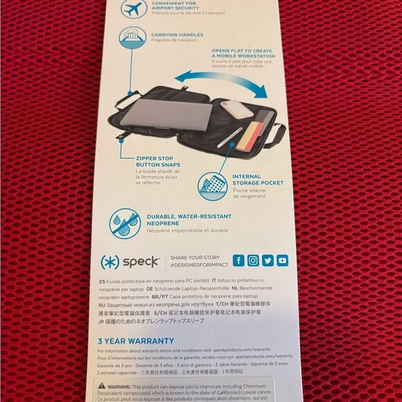 Speck, laptop or iPad carry case or protection sleeve, NWT - Picture 5 of 6